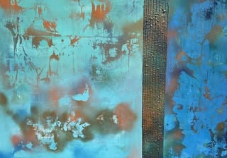 'Cracky sky' 70x100